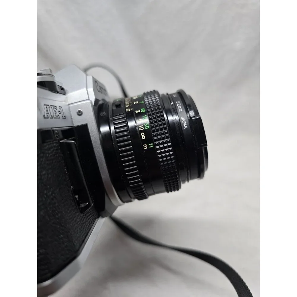 Canon AE-1 35mm Film Camera Canon 50mm Lens- NOT TESTED - Picture 13 of 16